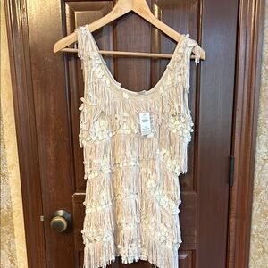 Chic Sleeveless Fringe top